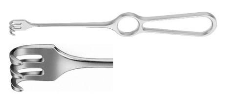 ФОЛЬКМАН РЕТРАКТОР 3-ЗУБ. НАПІВГОСТР. 8. 5X13 220MM